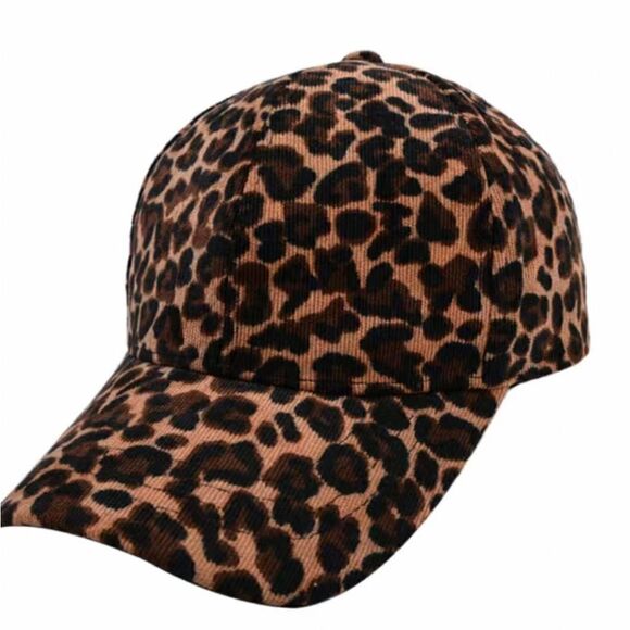 Animal print ￼textured Baseball cap one size fits most - Picture 1 of 11